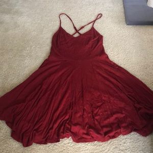 Fit and flare flowy dress